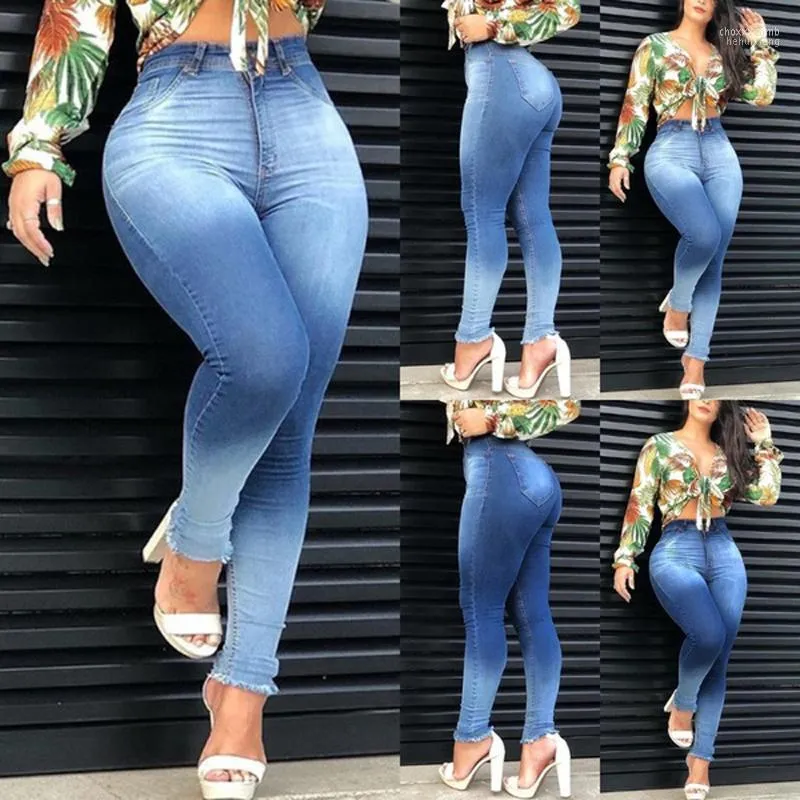 Jeans femme taille haute Denim pour femmes Slim Stretch Skinny moulante Jean dames décontracté grande taille crayon pantalon S-3XL femmes