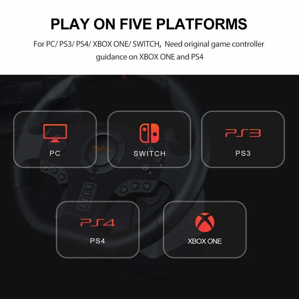 Game Controller Gaming Lenkrad Mit Halterung Für PS 5 PS5 Auto Rennspiele  Professioneller Griff Controller Von 63,66 €