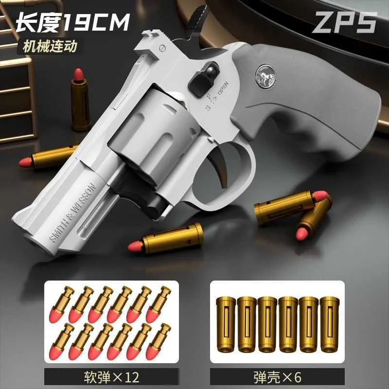 Em promoção! Novo Zp5 357 Revólver Pistola Lançador De Espuma