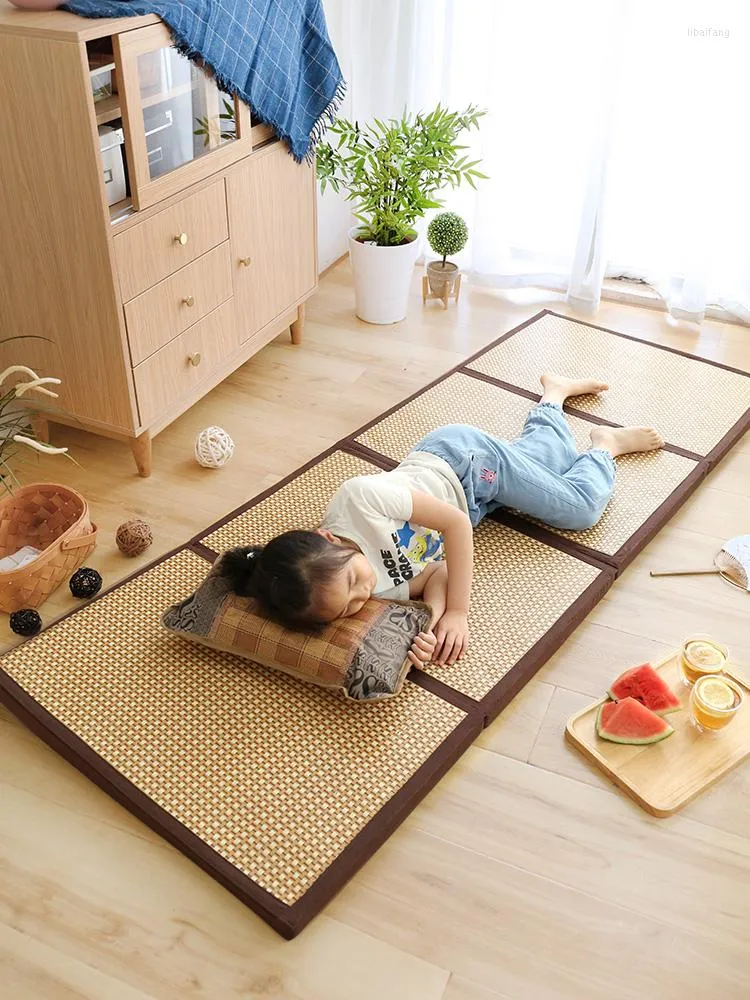 Kudde japansk tatamimat fällbar sittplats barn golv stor bärbar utomhus campingmeditation