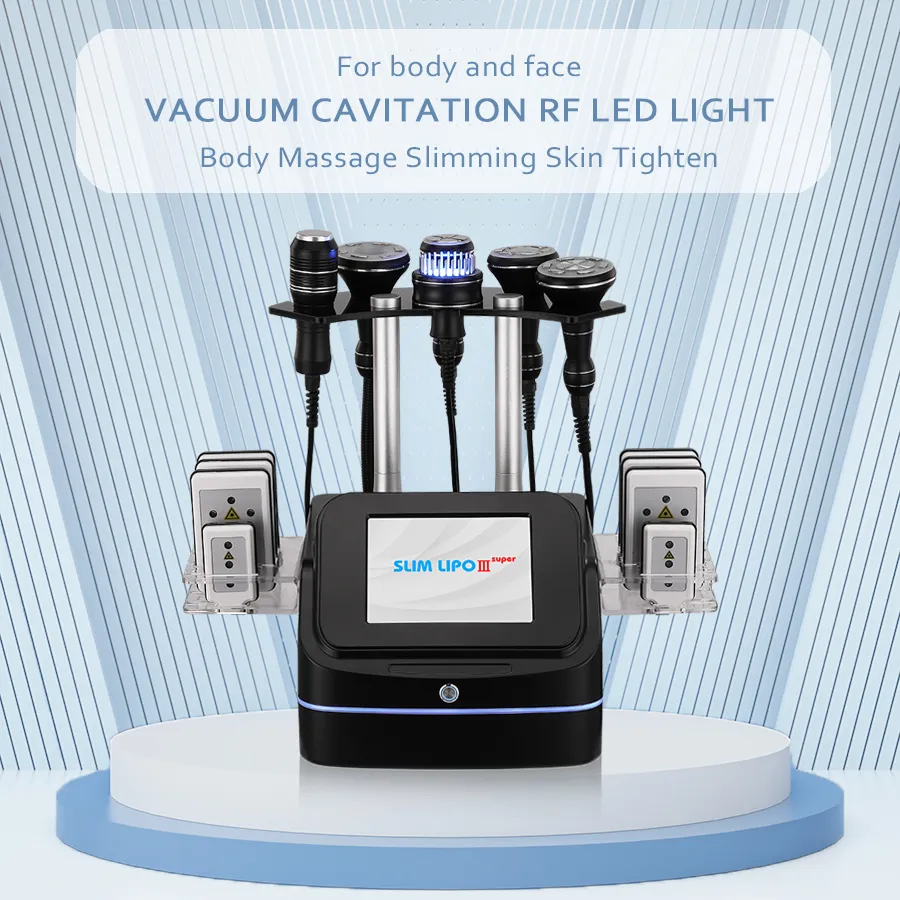 Lipolaser Cavitation Ultrasound RF Vacuum Body Slimming Ultrasonic Liposuction Lipo Cavitation Machine
