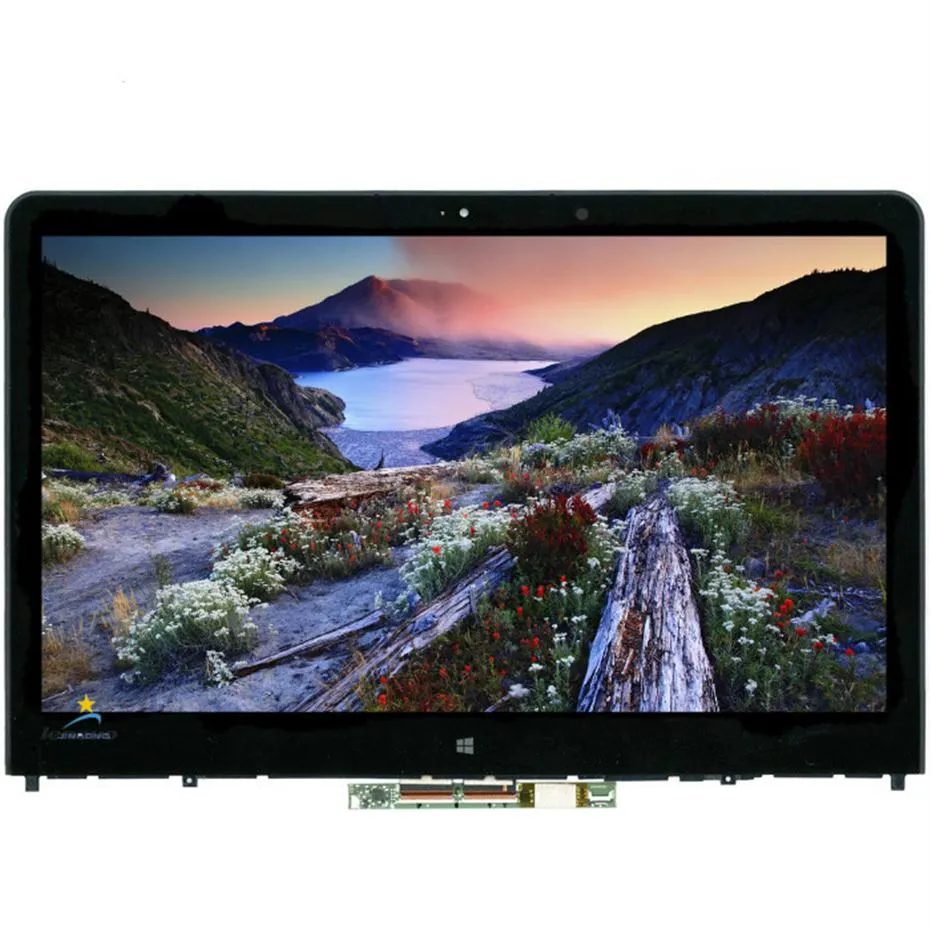 01AW412オリジナルの新しいフルレノボThinkPad Yoga 14 20FY YOGA14 20FY0002US FHD LCD LEDタッチスクリーンデジタイザーアセンブリBEZEL283G