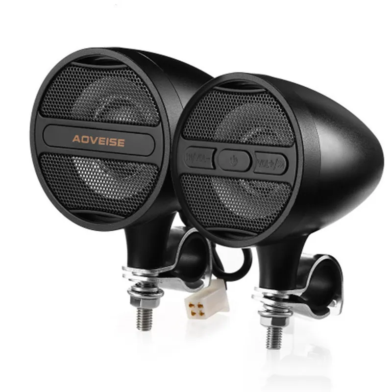 Bike Speakers: 12V Motorcycle Audio System With Wireless Bluetooth