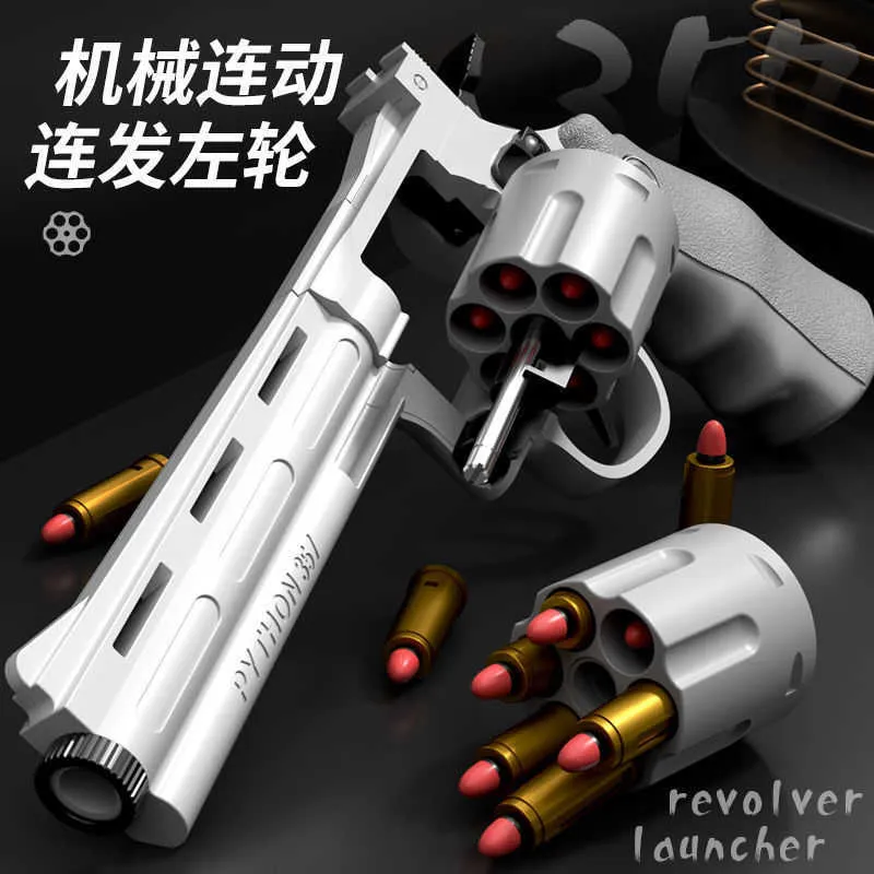 Em promoção! Novo Zp5 357 Revólver Pistola Lançador De Espuma