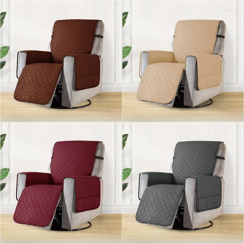 Chair Covers Recliner Cover Removable Couch With Pockets Sofa Cushion Towel Anti-Slip Pets Dogs Mat Furniture Protector