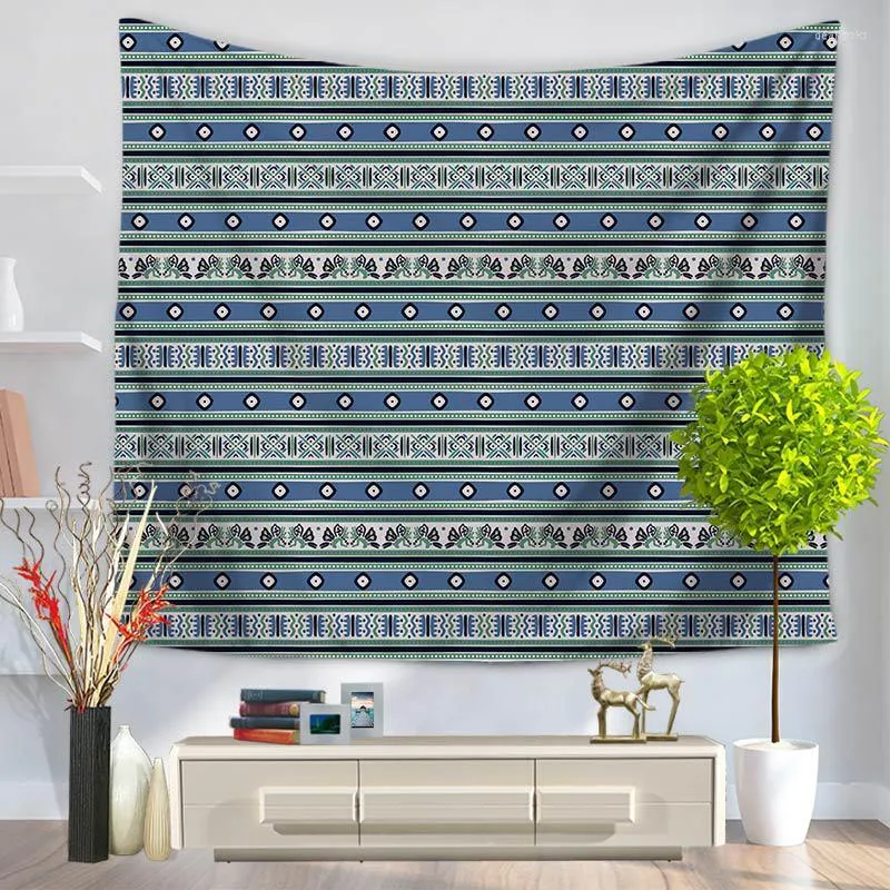 Tapissries Home Decorative Wall Hanging Carpet Tapestry Rectangle Bedstred Bohemic Ethnic Pattern GT1034