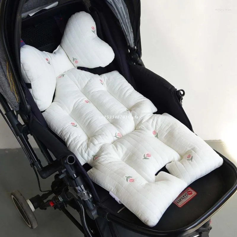 Barnvagnsdelar mjuk bomullsplatta andningsbar 3D -nät Byt blöja barnvagn madrass matta baby barnvagnar täcke kudde för dropship