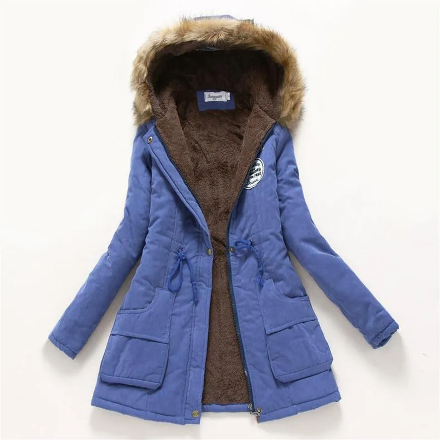 秋のマタニティフード付きコート妊娠中の女性ジャケットのための冬のコート