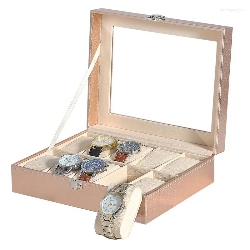 Watch Boxes 10-bit Case Box Advanced Packaging Transparent Display Storage Organizer