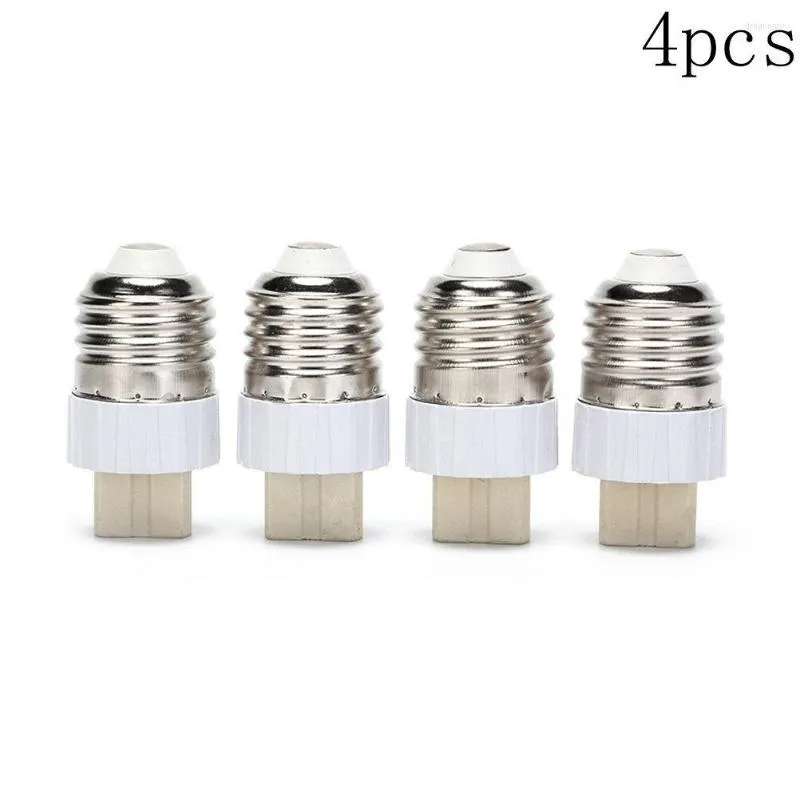 Suportes de lâmpada 4 pcs e27 a G9 Conversor adaptador de soquete de base para lâmpada LED