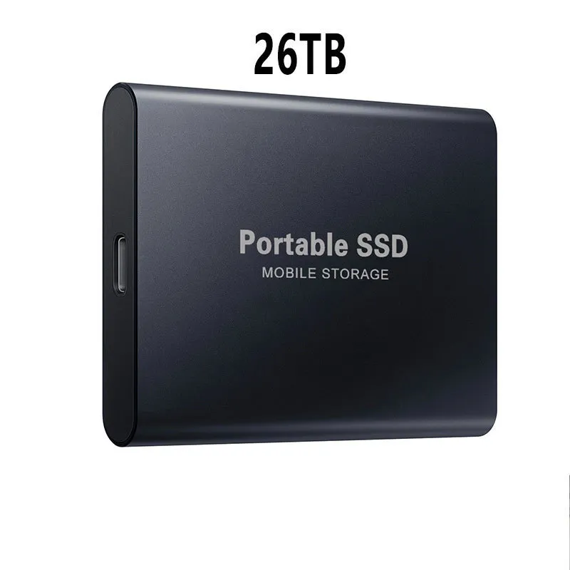 Hard Drives Portable SSD Type-C USB 3.1 4TB 6TB 16TB 30TB Drive 2TB External M.2 for Laptop Desktop Flash Memory Disk 221105