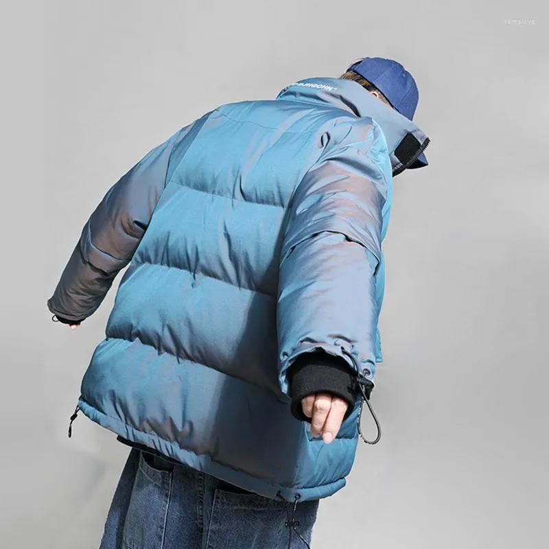 Manteau épais en duvet pour hommes veste brillante manteaux avec capuche en fourrure gilet léger pour hommes bouffée pour hommes