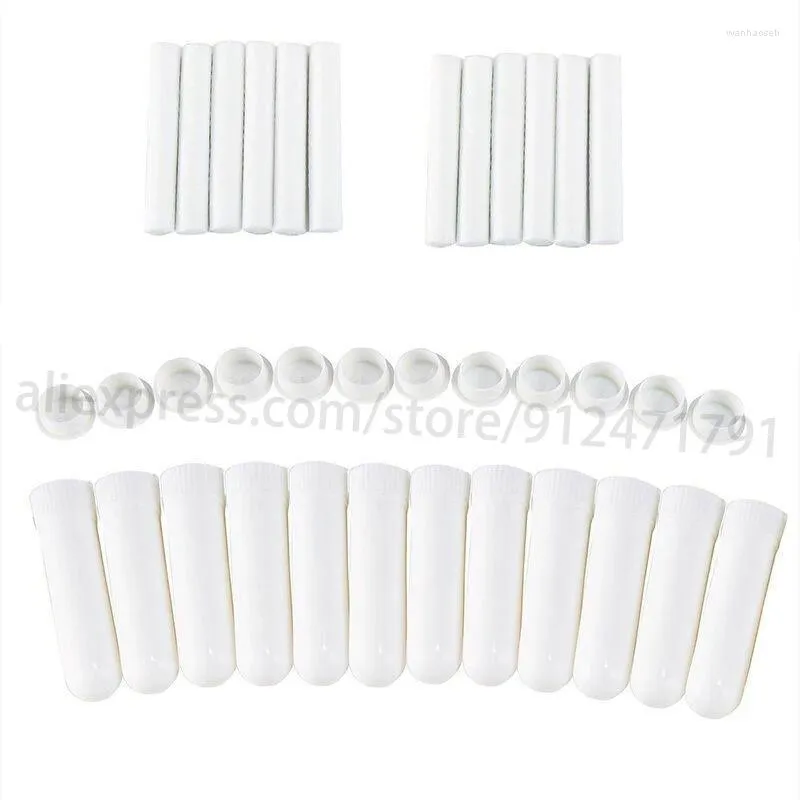 Storage Bottles 10Pcs Essential Oil Blank Nasal Inhaler Tubes Empty Inhalers For Oils