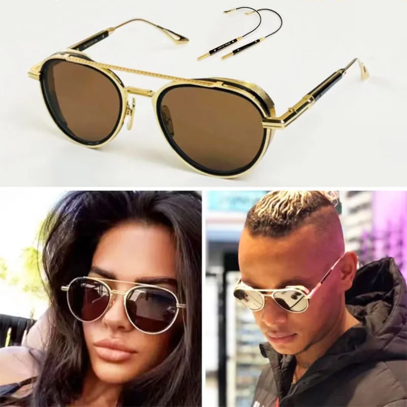 Dita epiluxury 4 designers de sol dos óculos de sol Homens mulheres marcas de luxo óculos intercambiáveis ​​pernas espelhadas dita nova venda mundial