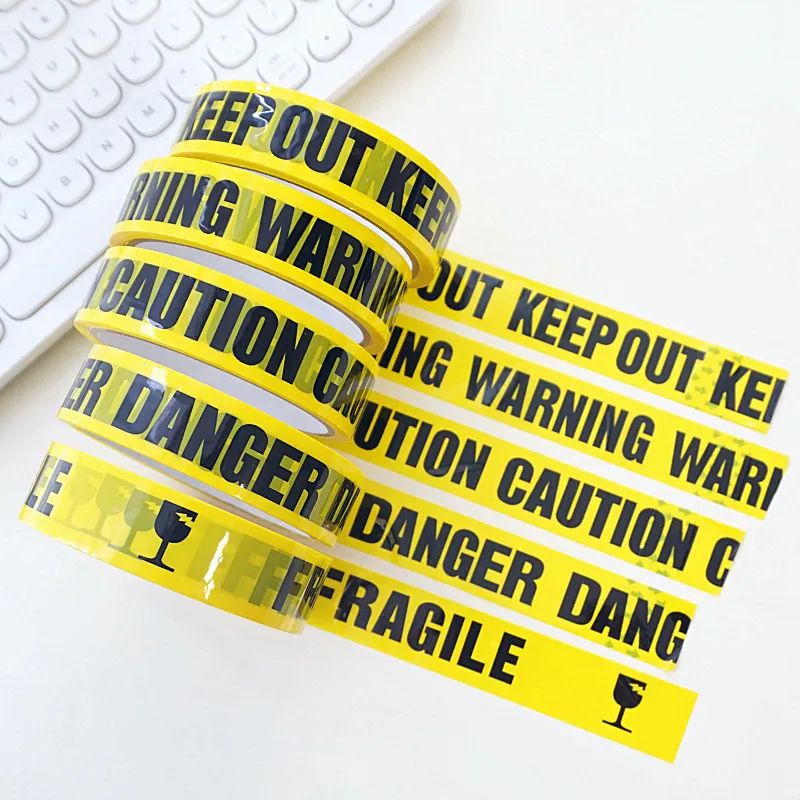 Warning Tape Danger Caution Fragile Barrier Remind DIY Sticker Work