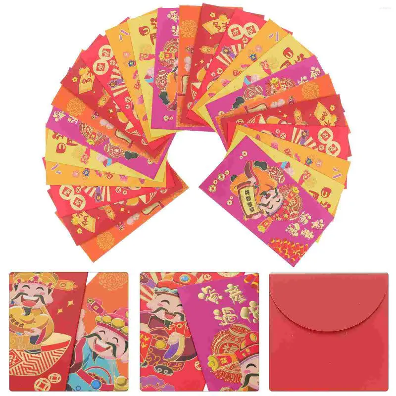 Presentförpackning röda kuvert år kinesiska pengar kuvertfestival våren hongbao paket paket 2023 väska lyckliga kontanter lisee xi