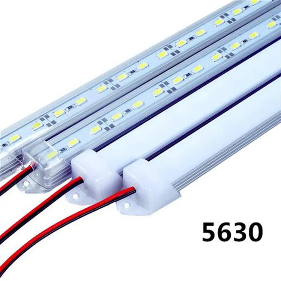 LED BAR LIGHTS DC12V 5730 LED شريط صلب 50 سم LED أنبوب مع U Aluminium Shell Cover252n