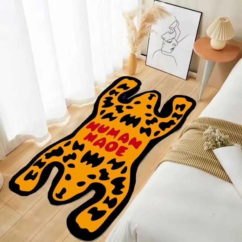 Tiger Carpets Human Made Lounge Rug Animal Tiger Irregular Tiger Carpets Human Made Lounge Rug Animal Tiger Irregular