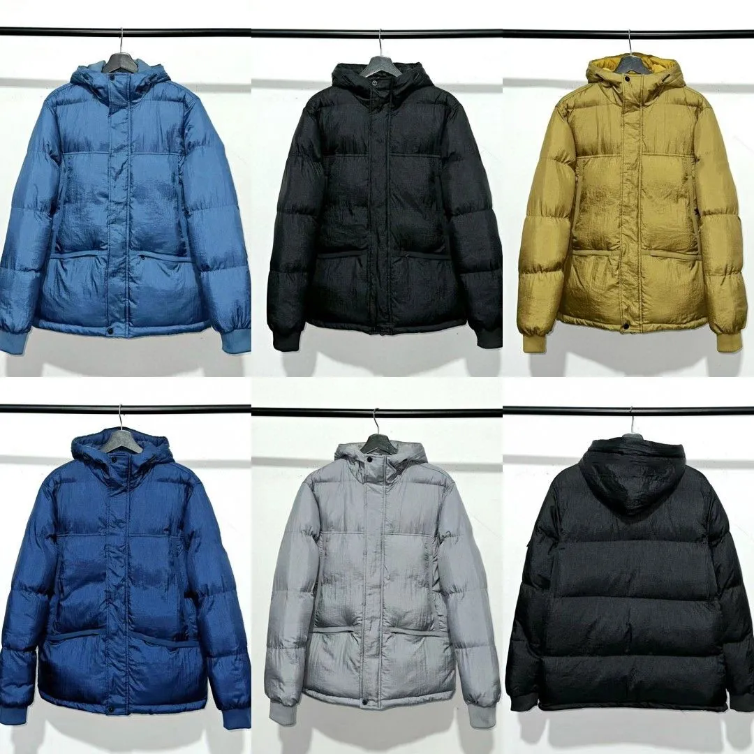 Giacca invernale in cotone di design giacca in nylon YKK con cerniera in metallo stile parka calda felpa con cappuccio impermeabile antivento ricamata in 5 colori