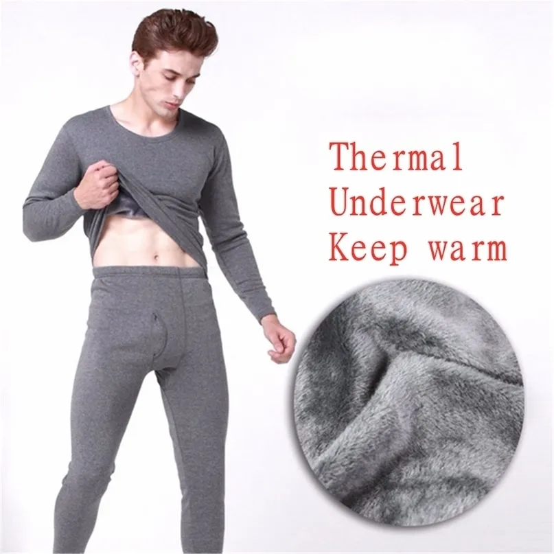 Winter Thermal Underwear Set Mens Set Long Suit With Warm Top And Pants For  Keep Warm Johns 221105 From Nian02, $16.5