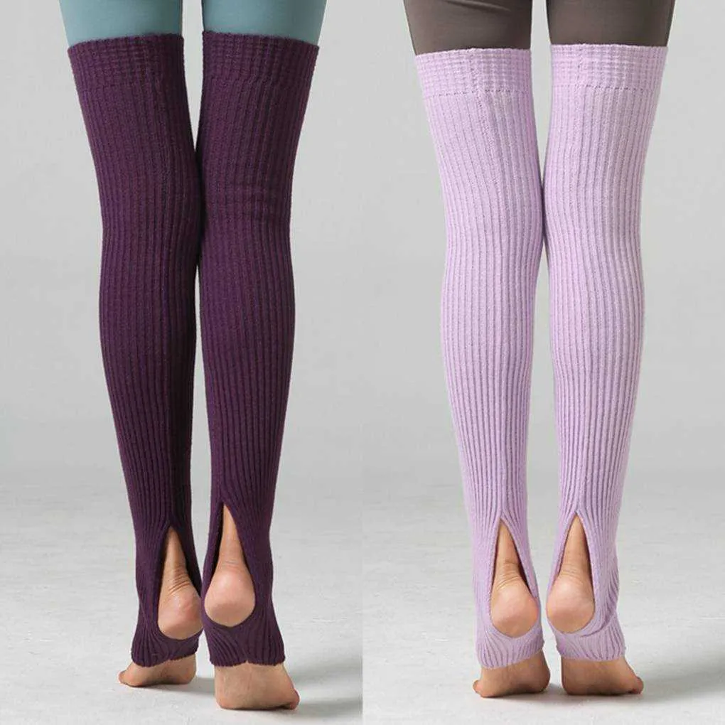 Socken Strumpfwaren 1 Paar Frauen Mädchen Beinwärmer Socken Lange Fußlose Socken Winter Herbst Tanz Ballett Stocks T221107