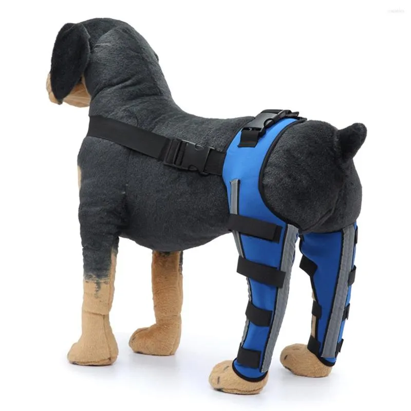 犬アパレルレッグプロテクターブレースペットダブルバック保護カバー弾力性のある耐久性膝