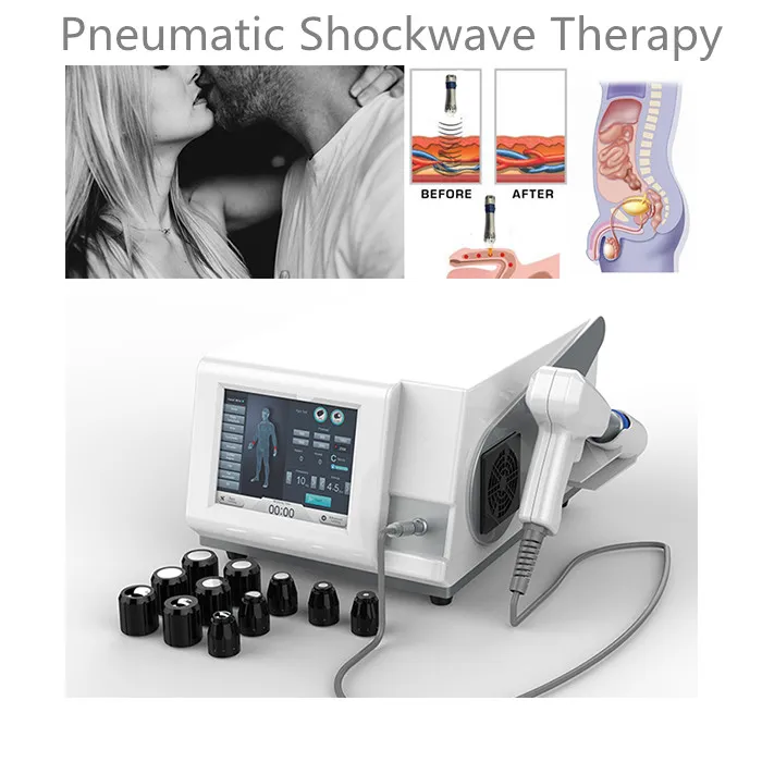 Pneumatic Shockwave Massage Machine Professional For Erectile Dysfunction ED Treatment And Pain Reduce Physiotherapy Shock Wave Pain Relief Health Care