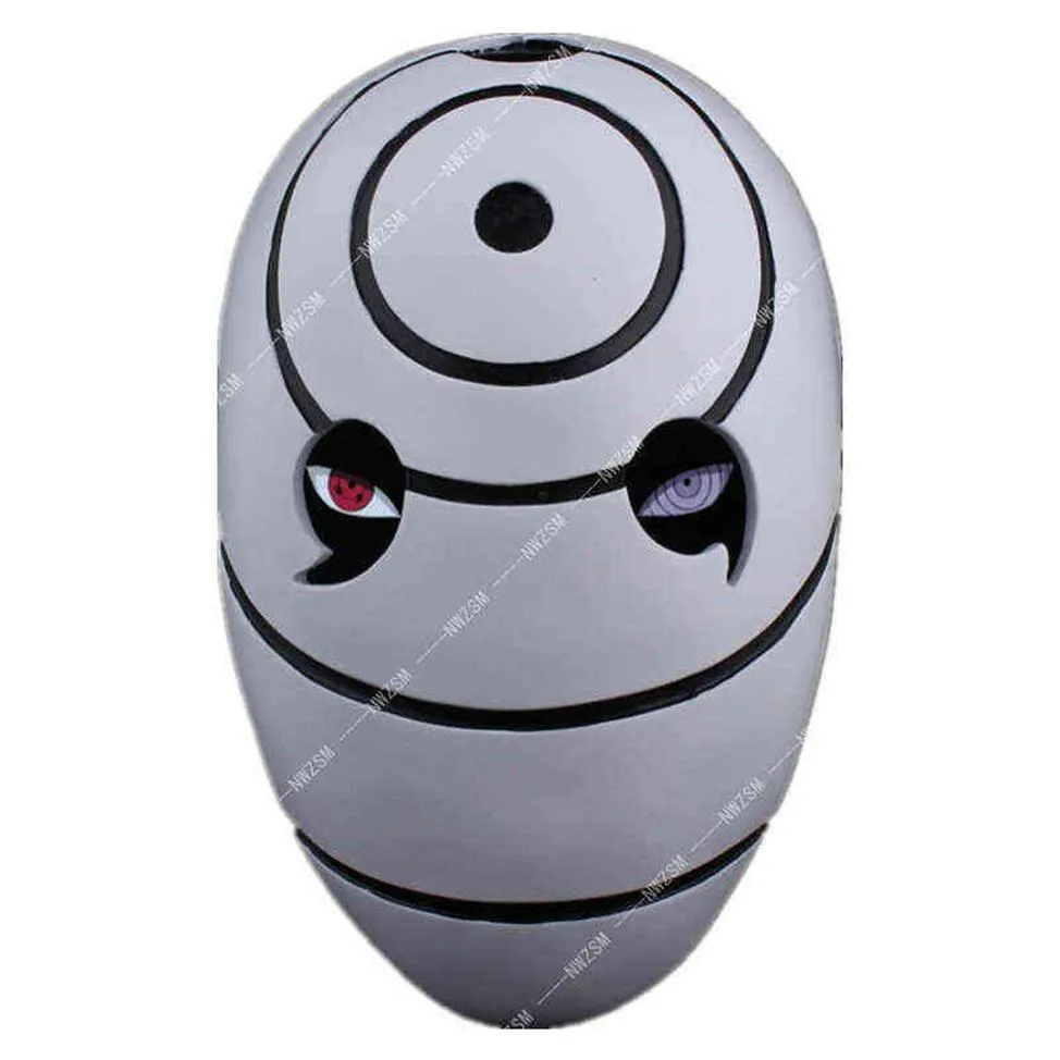 Anime Uchiha Obito Mask Tobi Akatsuki Ninja Cosplay Costumes PVC Masks