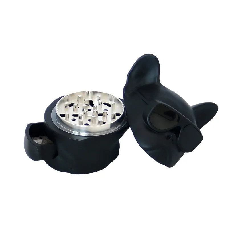 CNC Filter Filter Herb Grinder Acessório de fumantes liga cigarros de cachorro Cool Moagem com gaveta Kit de fumaça Bongos