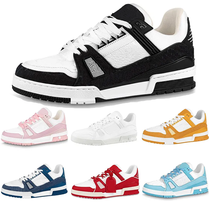 CAKE HOT 2022 Designer Sneaker Virgil Trainer Casual Schoenen Kalfsleer Abloh Wit Groen Rood Blauw Letter Overlays Platform Lage Sneakers