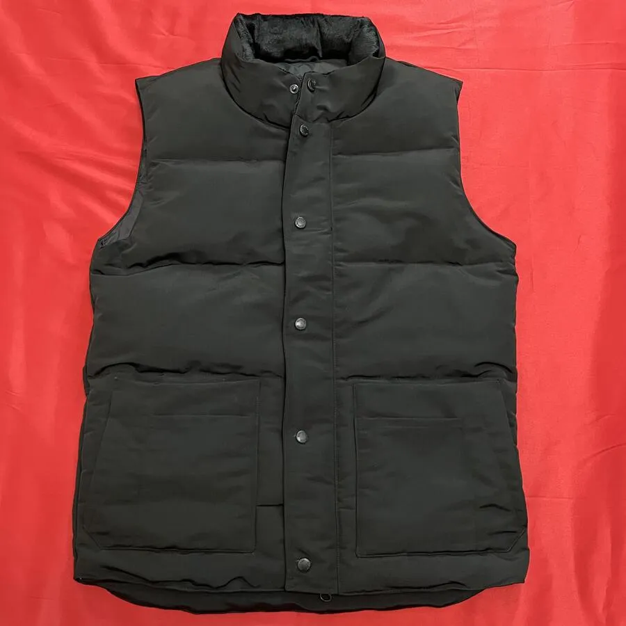 Zimowa kurtka mężczyzna kamizel Homme Outdoor Gilet Jassen Expedition Parka Oweterwear Doudoune de Designer z czarną torbą na kurz