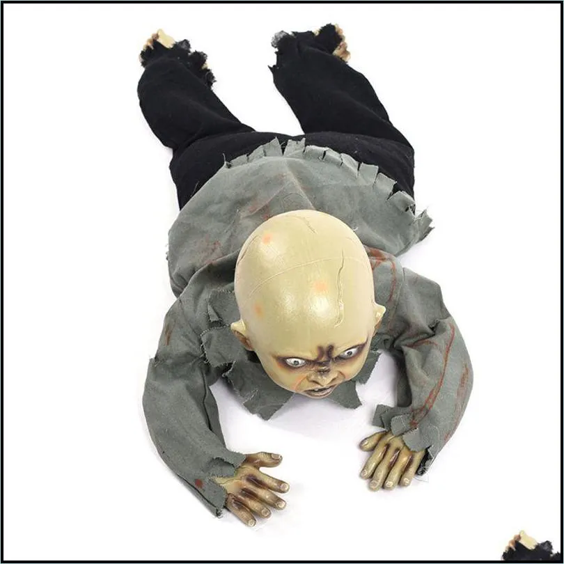  animated crawling baby zombie scary ghost babies doll haunted halloween decor props supplies y201006