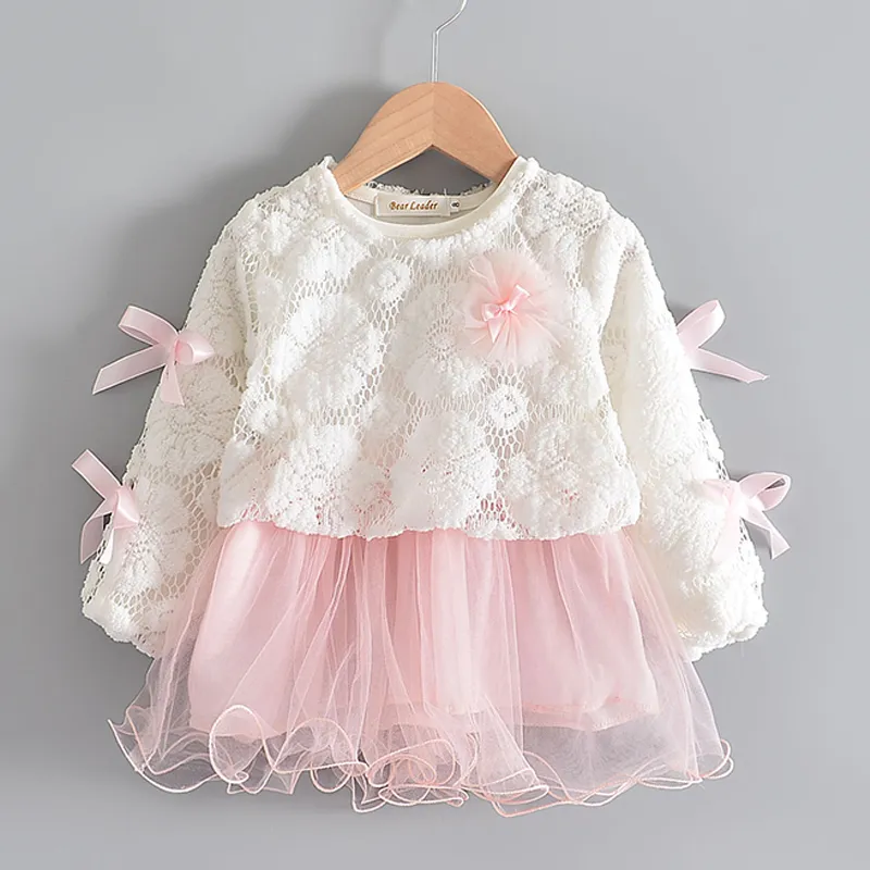 Outono crianças vestido para meninas manga longa falso 2pc vestidos de malha recém-nascidos roupas do corpo da criança roupas do bebê trajes 0-24m