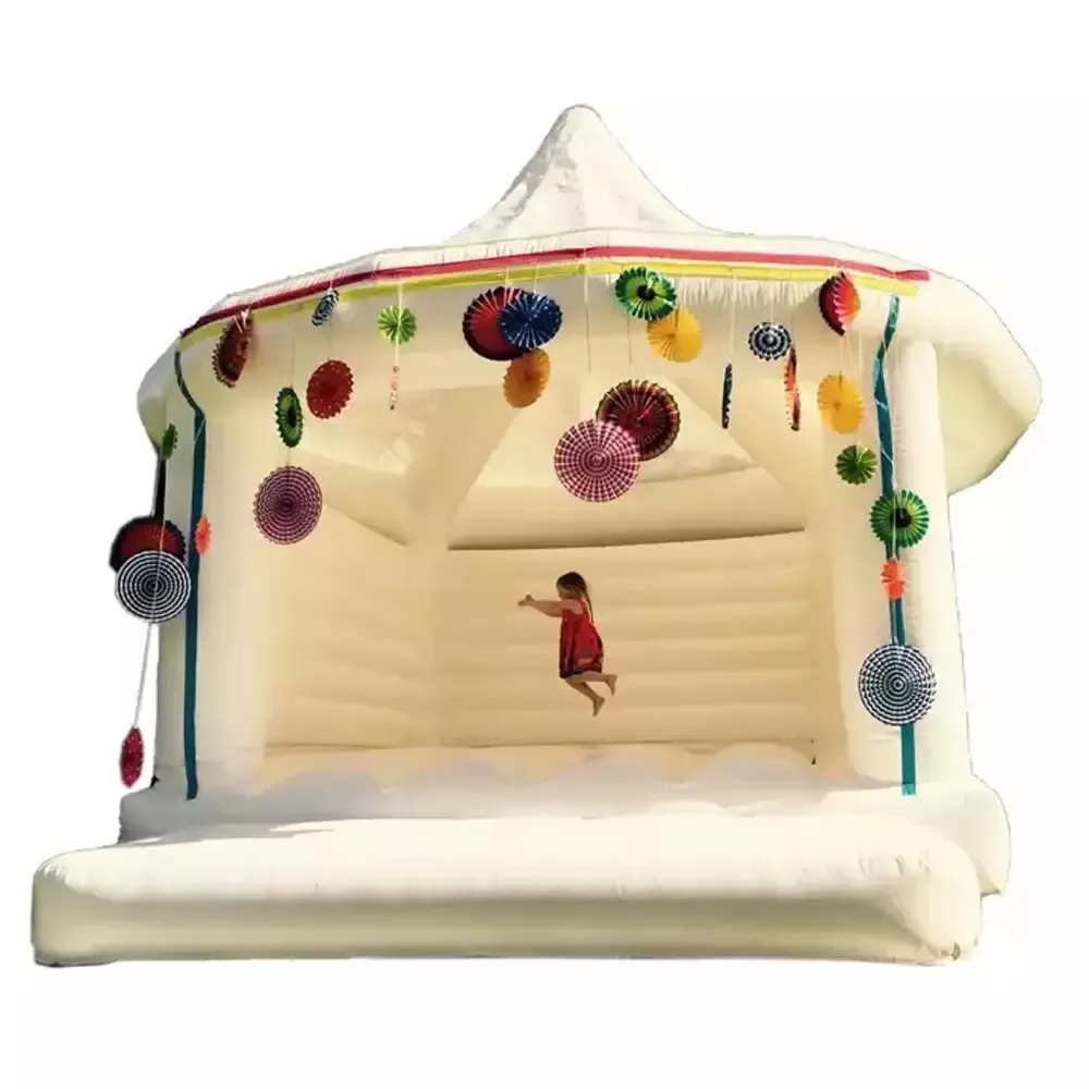 Wholesale White Commercial Inflatable Wedding Bouncy Castle Perfect For