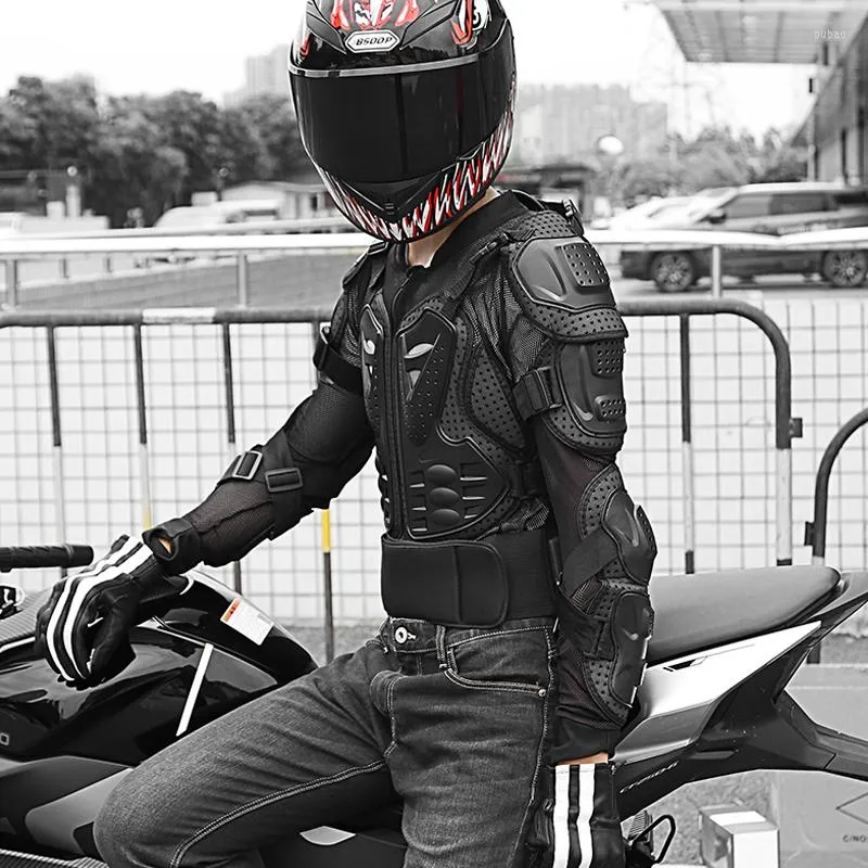 Motorradbekleidung Erwachsene Ganzkörperpanzerung Atmungsaktive Mesh-Kleidung Jacke Motocross Skaten Snowboarden Sportschutz Bikerbekleidung