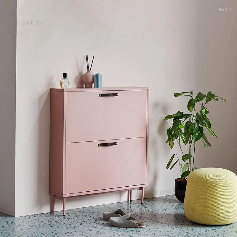 Klädlagring nordisk kreativ ultra-smalsko skåp vardagsrumsmöbler dörrbyte skåp minimalistiska rack