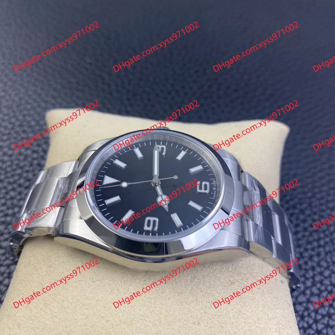 Automatic Mens Mechanical Wristwatch: 36mm Black Dial Automatic Mens Mechanical Wristwatch: 36mm Black Dial
