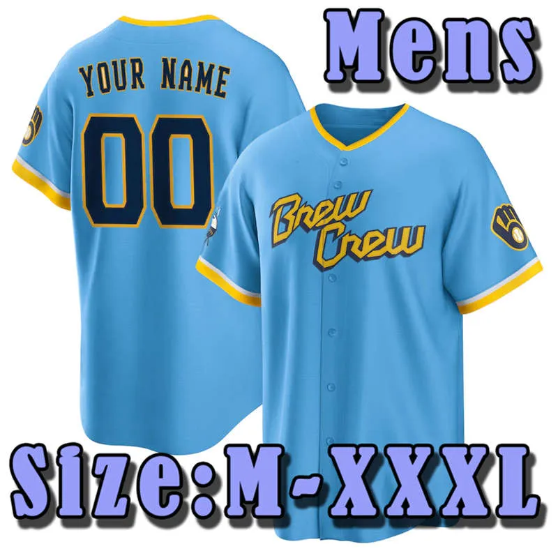 Brewers Corbin Burnes Baseball Christian Yelich Milwaukee Jerseys Willy