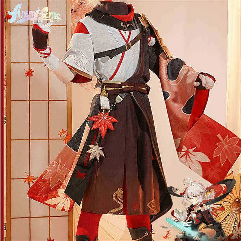 Игра в новом стиле Genshin Impact Kazuha Cosplay Costume Game Costume Costum