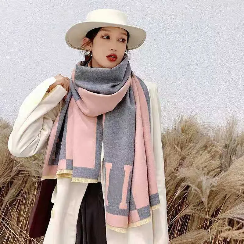 Écharpes pour Designers Écharpes Chaudes Mode Classique Femmes Imitation Cachemire Laine Long Châle