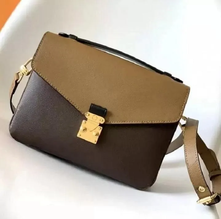 2022 Bolsa de designer de luxuris clássica bolsas para mulheres bolsas mensageiras oxidando couro genuíno moda feminina bolsas de ombro elegantes compras