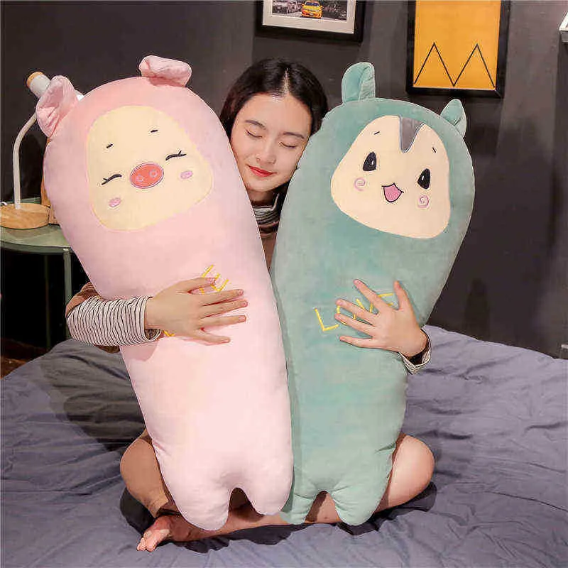 60120cm Kawaii Carrot Animals Pighamstory Toy Plants Plushie Pillow Beeind Pillow Soft Soft Dolls for Girls Kids Gift J220729