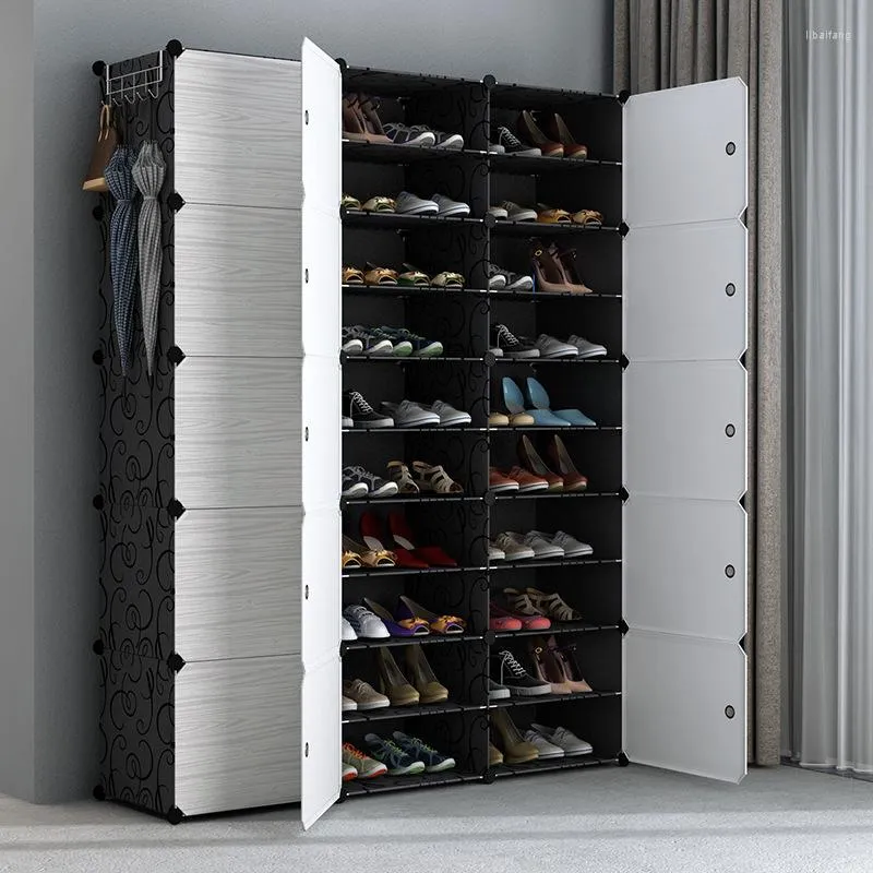 Modular Multi-Cube Shoe Rack Organizer - DIY Closet Storage with ...