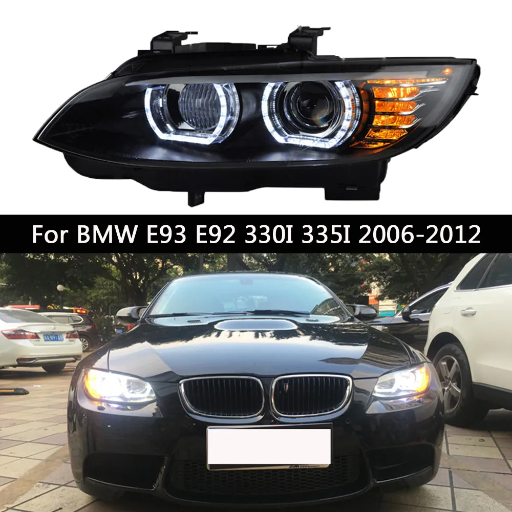 BMW E93 E92 330I 335I 2006-2012 DRLランニングランニングライトヘッドランプ高ビームターンシグナルのカーヘッドライトLEDフロントランプアセンブリ