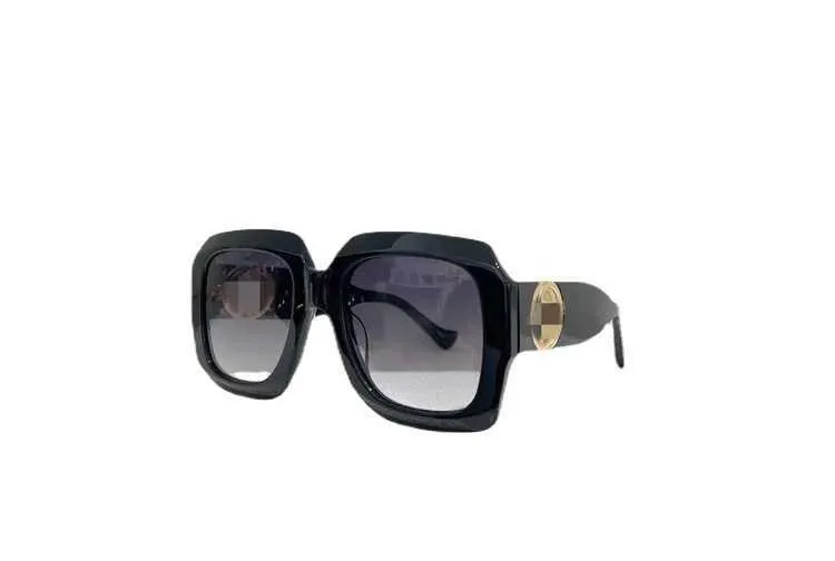 Designer Sunglasses 22 New g Family Large Frame Sunglass Chain Terms Ins Super Fire Net Red Same Model Gg1022s Fashion Sunglass Women