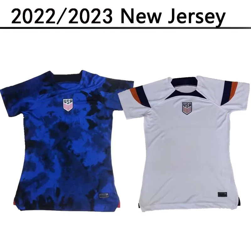 2022 2023 Woman USAS Soccer Jerseys Custom PULISIC MCKENNIE Home Away