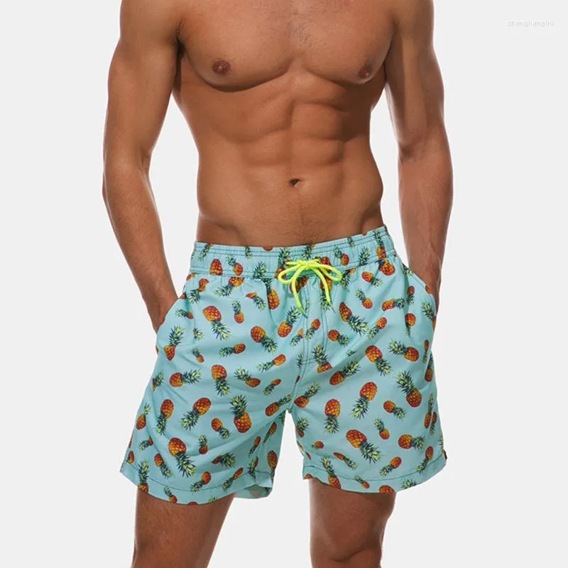 Maillots de bain pour hommes décontracté plage Surf Shorts impression saison lâche séchage rapide respirant tendance hommes course Fitness Shorts2022
