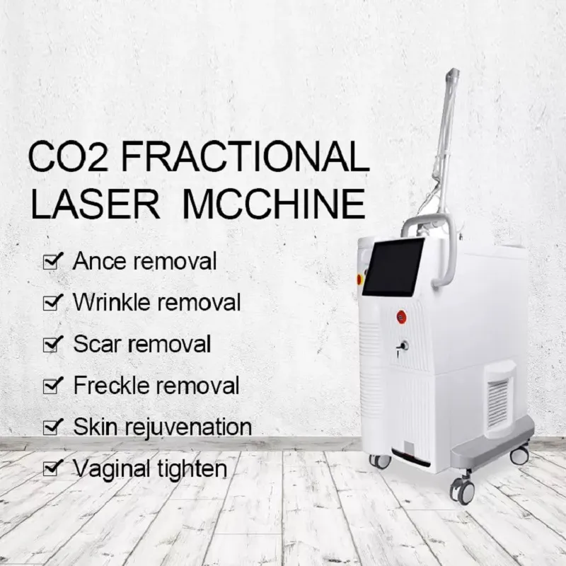 Professional Salon Use CO2 Fractional Laser Machine Pigment Removal Ance Treatment Scar Remove Wrinkle Remove 60W Equipment Metal RF Tube