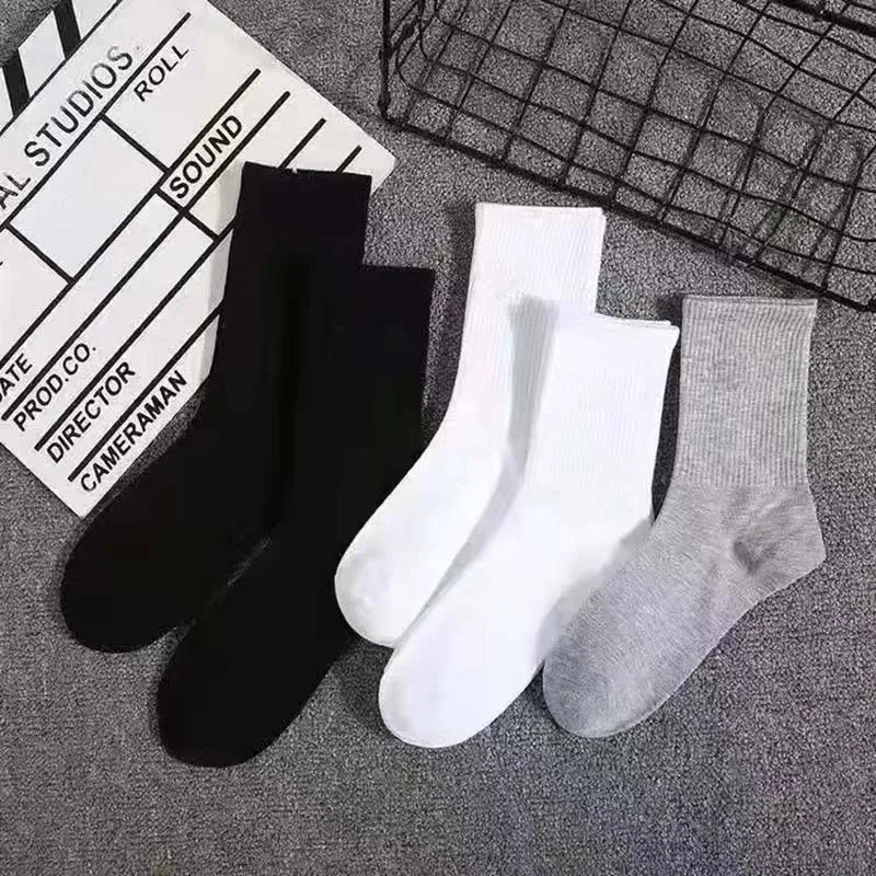 stockings Men's Sports Socks athletic Geometric pattern cotton fashion casual long tube Luxury sock suitable for Winter spring autumn seasons knee