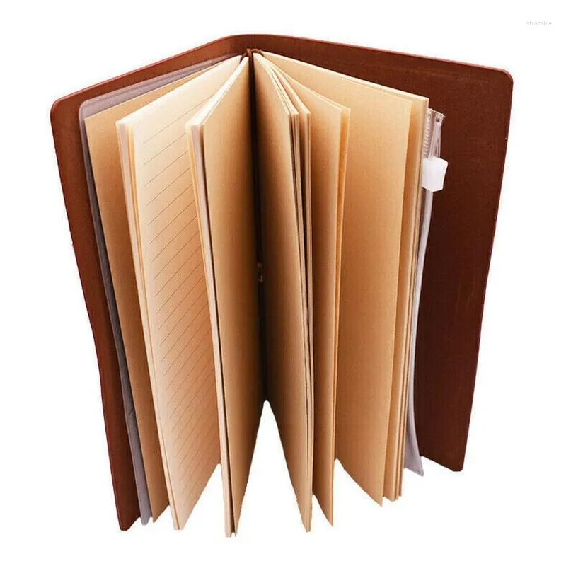 Types Imitation Leather Diary Notebook Handwriting Exquisite Ledger Hand Notepad U4e6 Book Travel Record B9t6